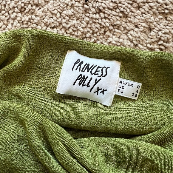 Princess Polly Green Cutout Body-con Short Dress - Picture 2 of 2